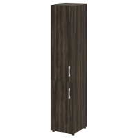 Шкаф высокий узкий левый (1 низкий фасад ЛДСП + 1 средний фасад ЛДСП) Yalta LT.SU-1.3 L/R дуб мали